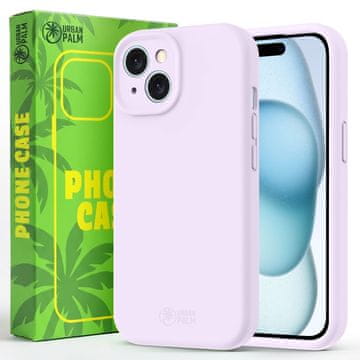 Ovitek za iPhone 15, silikonski, odporen na MagSafe, lila vijoličen