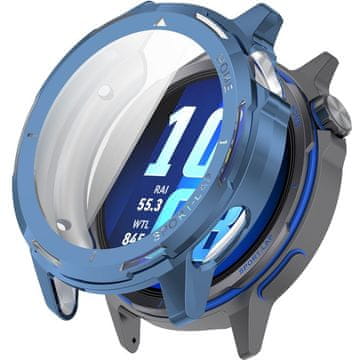 GS Ovitek 2 v 1 z zaščitnim ovitko za Huawei Watch GT Runner 2, moder