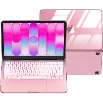 GS Trdi ovitek za MacBook Neo 13, roza