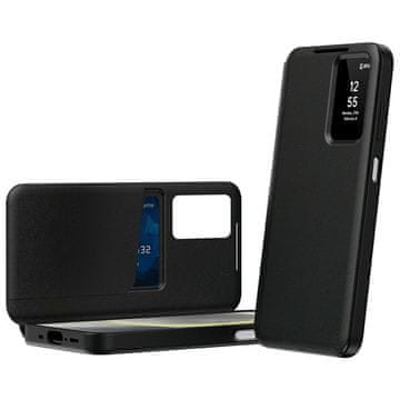 GS Ovitek denarnica za Samsung Galaxy A37 5G Smart View, črn