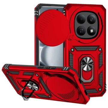 GS Oklepni ovitek za Xiaomi Redmi Note 15 Pro 5G, CamShield Slide, rdeč
