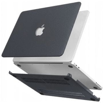 GS Trdi ovitek za MacBook Neo 13 Quicksand, črn