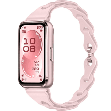 GS Silikonski pašček za Huawei Band 11 / 11 Pro, roza