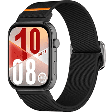 GS Najlonski pašček za Huawei Watch Fit 4 Pro / 4 / 3, črn