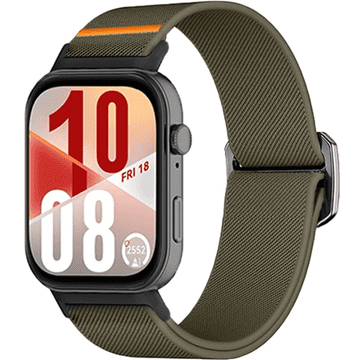GS Najlonski pašček za Huawei Watch Fit 4 Pro / 4 / 3, zelen