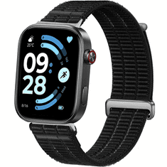 GS Najlonski pašček za Xiaomi Smart Band 9 Pro / 8 Pro, črne barve
