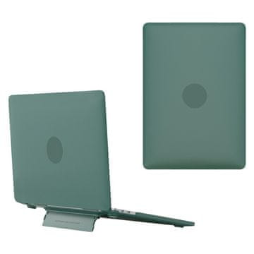 GS Trdi etui s stojalom za MacBook Neo 13, zelen