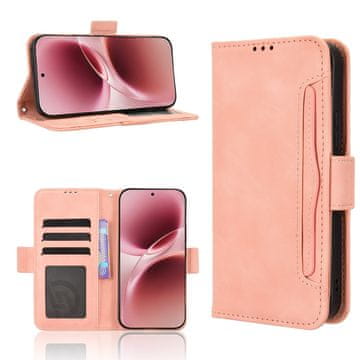 GS Preklopni ovitek za Vivo V70, reža za kartico, roza