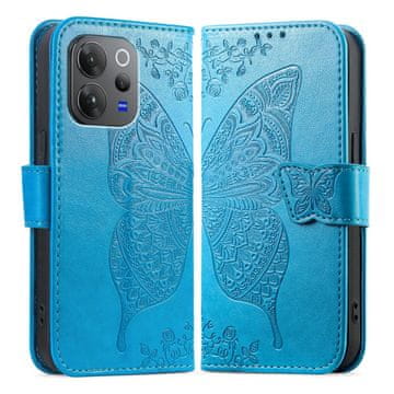 GS Ovitek za Vivo V70, metulj, moder