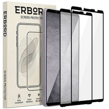 Overboard 2x kaljeno steklo za Sony Xperia 1 VIII, 3D full, steklo za celoten zaslon