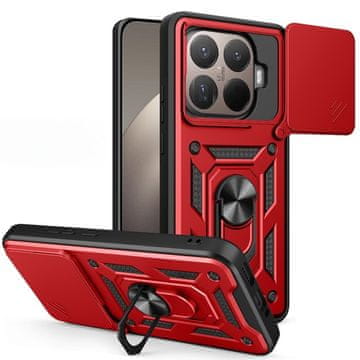 GS Oklepno ohišje za Xiaomi 17T Pro, CamShield Slide, rdeče