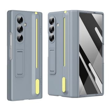 GS Ovitek za Samsung Galaxy Z Fold 8 Ultra s steklom in pisalom, siv