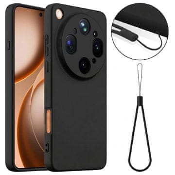 GS Ovitek za Oppo Find X9 Ultra, Silikonski Lite, za MagSafe, črn