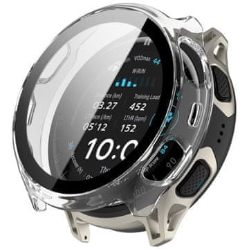 GS Ovitek 2 v 1 + kaljeno steklo za Amazfit Cheetah 2 Pro, prozoren