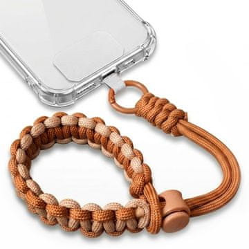 GS Najlonska vrvica za telefon, 240 mm, rjava/kava