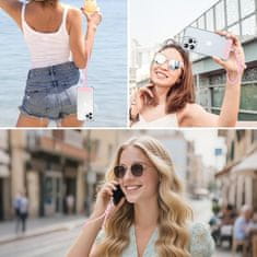 GS Najlonska zapestna vrvica za telefon, roza