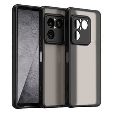 GS Ovitek za Sony Xperia 1 VIII, Fusion Hybrid, mat črn