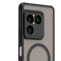 GS Ovitek za Sony Xperia 1 VIII, mat ovitek, za MagSafe, črn