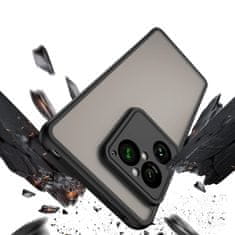 GS Ovitek za Sony Xperia 1 VIII, Fusion Hybrid, mat črn