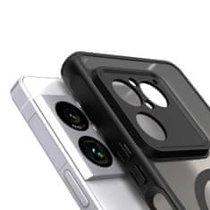 GS Ovitek za Sony Xperia 1 VIII, mat ovitek, za MagSafe, črn