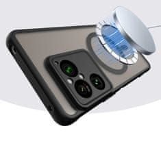 GS Ovitek za Sony Xperia 1 VIII, mat ovitek, za MagSafe, črn