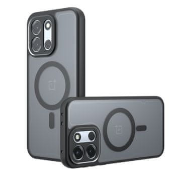 GS Ovitek za OnePlus Nord 6, mat ovitek, za MagSafe, črn