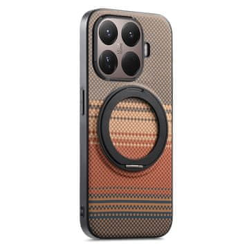 GS Xiaomi 17T rotacijski ovitek z stojalo za MagSafe s stojalom, rjav