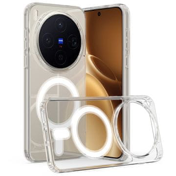 GS Prozoren ovitek za Vivo X300, Fusion Hybrid, za MagSafe