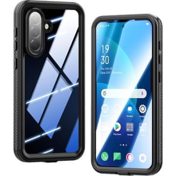 GS Vodoodporno ohišje IP68 za Samsung Galaxy A27 5G, črne barve