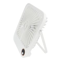 GS Namizni ventilator, W30, z nastavljivim stojalom, bel