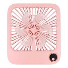GS Namizni ventilator, W30, z nastavljivim stojalom, roza
