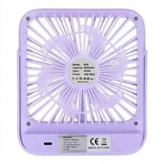 GS Namizni ventilator, W30, z nastavljivim stojalom, vijoličen