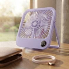 GS Namizni ventilator, W30, z nastavljivim stojalom, vijoličen