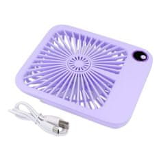GS Namizni ventilator, W30, z nastavljivim stojalom, vijoličen