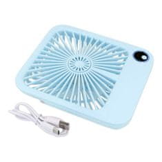 GS Namizni ventilator, W30, z nastavljivim stojalom, moder