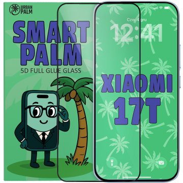 5D kaljeno steklo s polnim lepilom za pametno dlan za Xiaomi 17T