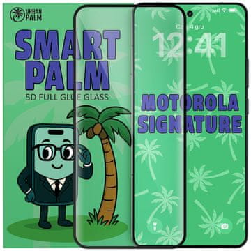 5D kaljeno steklo s polnim lepilom za pametno dlan za Motorola Signature