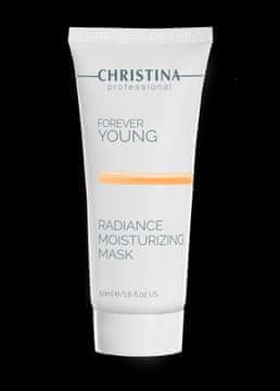 Forever Young vlažilna in posvetlitvena maska za obraz 50 ml