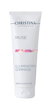 Muse Nežen posvetljevalni in gladilni piling z vrtnico, 75 ml