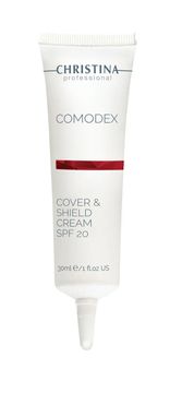 Comodex tonirana zaščitna krema SPF 20 za občutljivo kožo 30 ml
