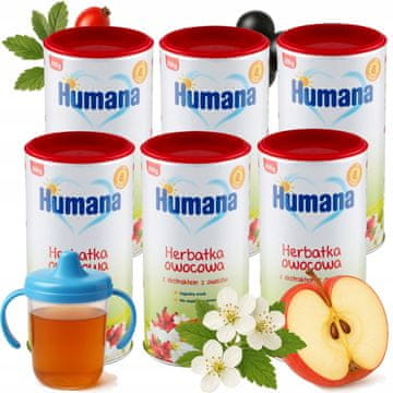 Humana 6x sadni čaj za otroke po 8 mesecih 200 g