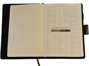 Tedenski koledar z zamenljivimi vložki A5 2026 | Drops Office