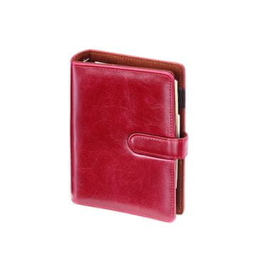 Organizator Genua premium 17,5 x 23,5 cm z rdečim pokrovom