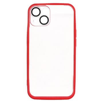 FIN Ovitek za iPhone 14 W393 PROZOREN Z RDEČO