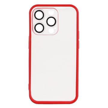 FIN Ovitek za iPhone 14 PRO W393 PROZOREN Z RDEČO