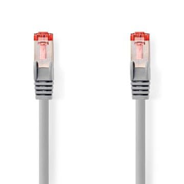 Nedis Omrežni kabel CAT6 | RJ45 moški | RJ45 moški | S/FTP | 0,50 m | Notranji | Okrogla | PVC | Siva | Škatla