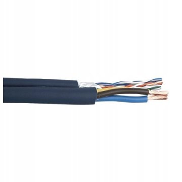 fleksibilen CAT-5 + napajalni kabel 3x1,5 mm² - napajalni kabel (1 m)