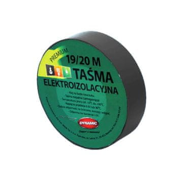Črn samougasljiv elektroizolacijski trak 6KV 19mm 20m dinamičen
