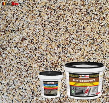 Mosaic Set ometov Mosaikputz BP50 15 kg + Quartz Primer Quarzgrund 1,5 kg