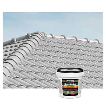 IsolBau Strešna barva Dachfarbe kamnito siva 1,5 kg